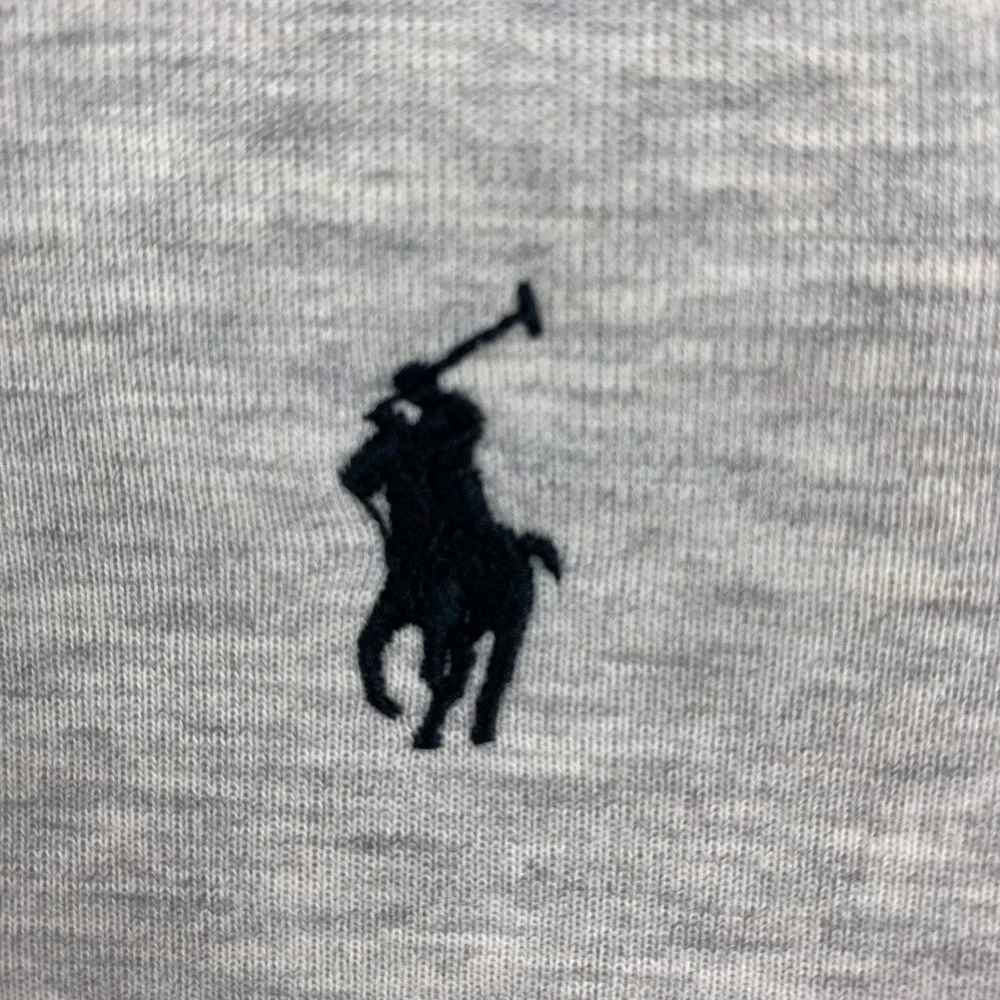 Polo Ralph Lauren mens Performance Hoodie XXL 2XL Double Knit Full Zip Gray